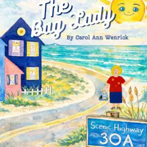 Cover of a children's book titled 'The Busy Lady' by Carol Ann Warrick.