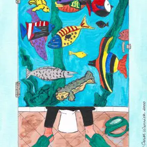 Original Potty Art Inspired By Harbor Branch Oceanographic Institute in Fort Pierce